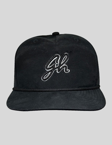GH Puff Cotton/Nylon Rope Hat Hat Greater Half Black